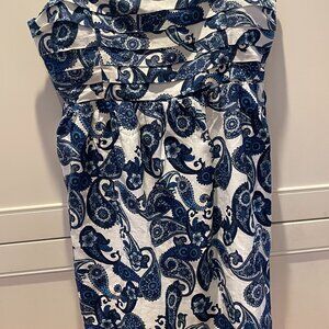 Express, blue paisley summer dress